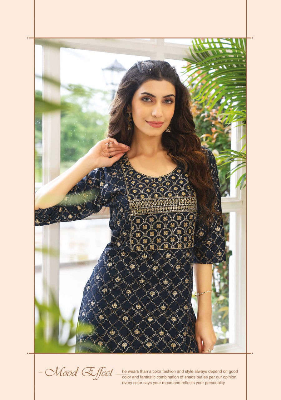 Wanna Hiral 4 Regular Wear Rayon Designer LAtest Kurti Collection